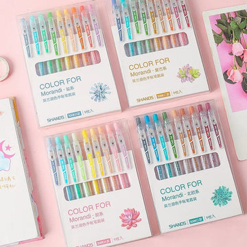 Coloring Gel Ink Pen - Pack Of 9 - All-In-One Store