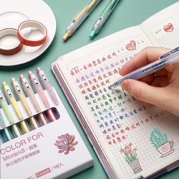 Coloring Gel Ink Pen - Pack Of 9 - All-In-One Store