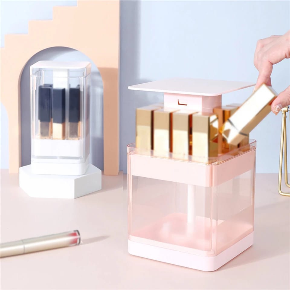 Compression Lift Lipstick Storage Box - All-In-One Store
