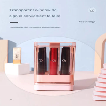 Compression Lift Lipstick Storage Box - All-In-One Store
