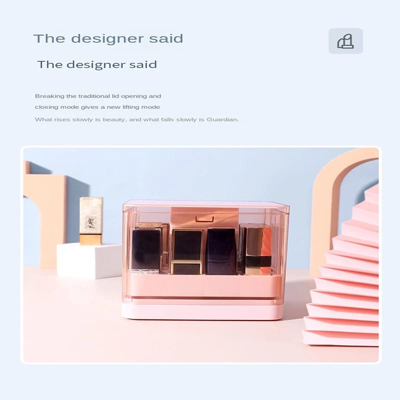 Compression Lift Lipstick Storage Box - All-In-One Store