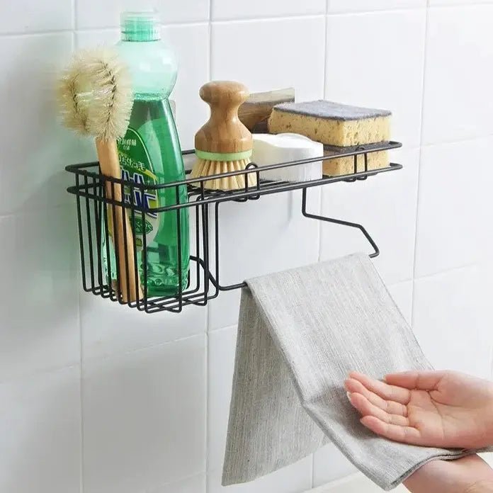 Convenient Bathroom Wall Caddy - All-In-One Store