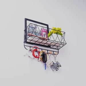 Criss-Cross Wall Utility Shelf - All-In-One Store