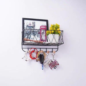 Criss-Cross Wall Utility Shelf - All-In-One Store