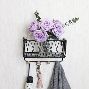 Criss-Cross Wall Utility Shelf - All-In-One Store