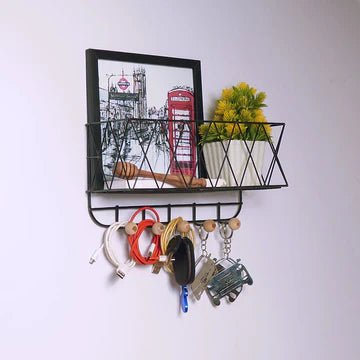 Criss-Cross Wall Utility Shelf - All-In-One Store