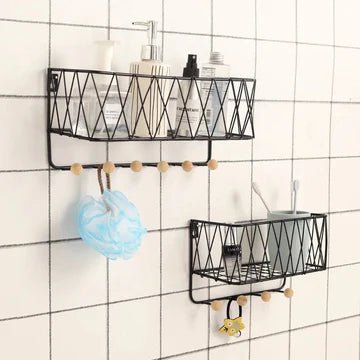 Criss-Cross Wall Utility Shelf - All-In-One Store