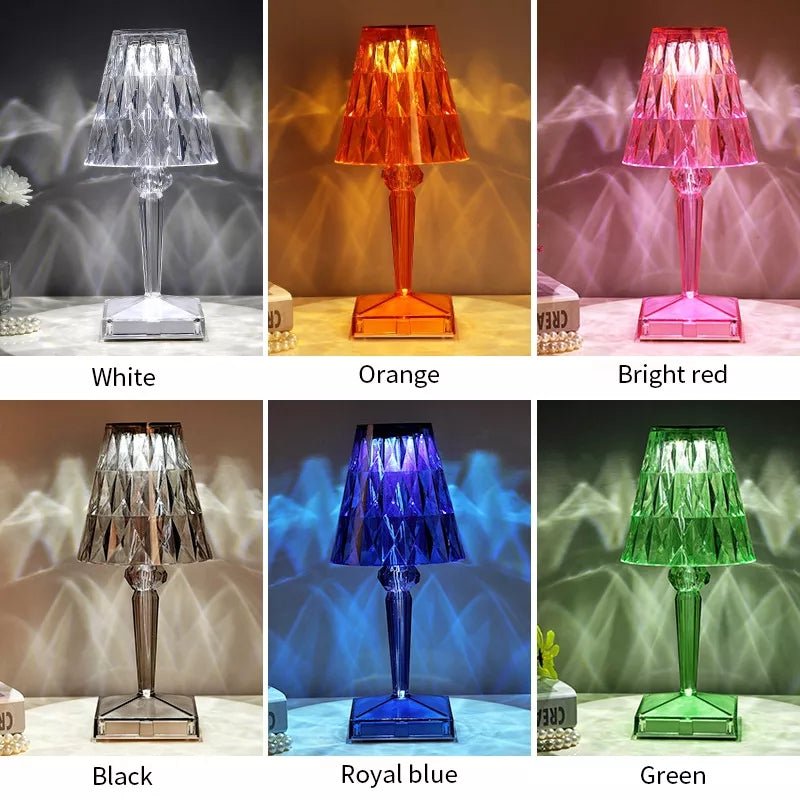 Crystal Color Changing Lamp - Touch sensor - 16 colors - All-In-One Store