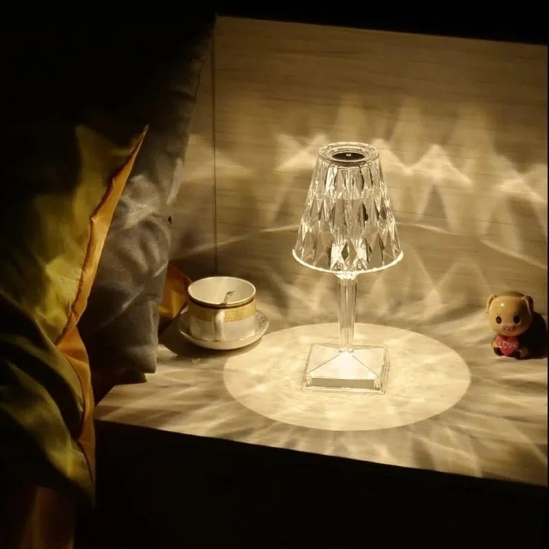 Crystal Color Changing Lamp - Touch sensor - 16 colors - All-In-One Store