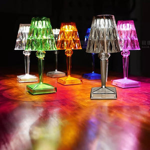 Crystal Color Changing Lamp - Touch sensor - 16 colors - All-In-One Store