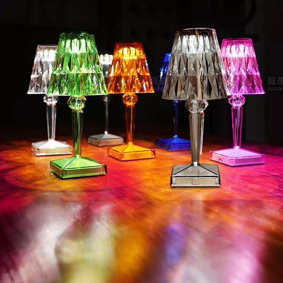 Crystal Color Changing Lamp - Touch sensor - 16 colors - All-In-One Store