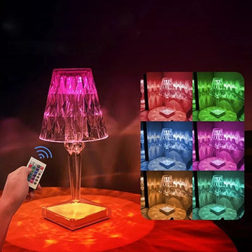Crystal Color Changing Lamp - Touch sensor - 16 colors - All-In-One Store