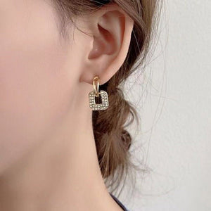 Crystal Square Earrings - All-In-One Store