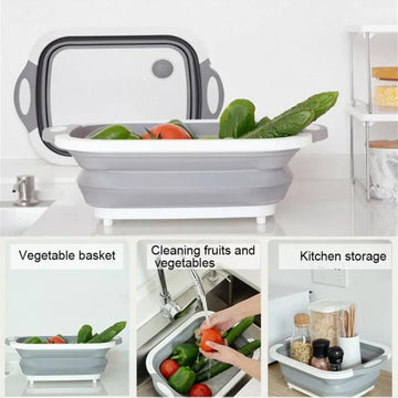 Cutting Board With Vegetable Washer - All-In-One Store