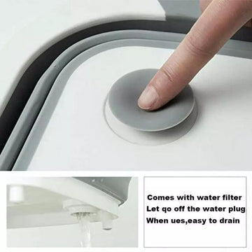 Cutting Board With Vegetable Washer - All-In-One Store