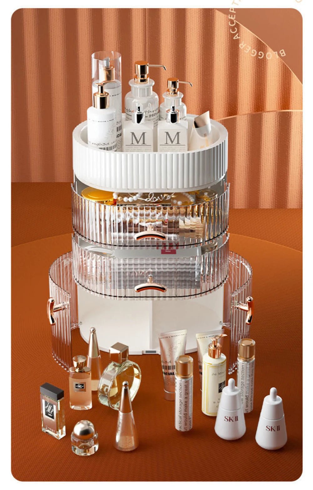 Deluxe Makeup Organizer - All-In-One Store