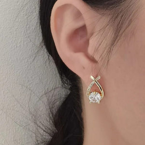 Diamond Cross Earrings - All-In-One Store