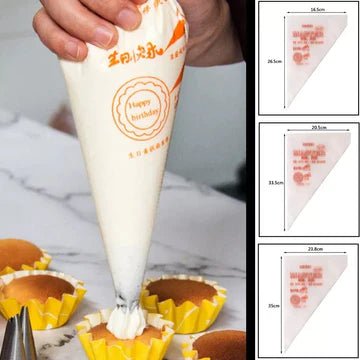Disposable Pastry Bags (Pack of 100) - All-In-One Store
