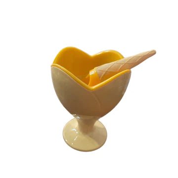 Double Delight Ice Cream Cups with Cone Spoons - All-In-One Store