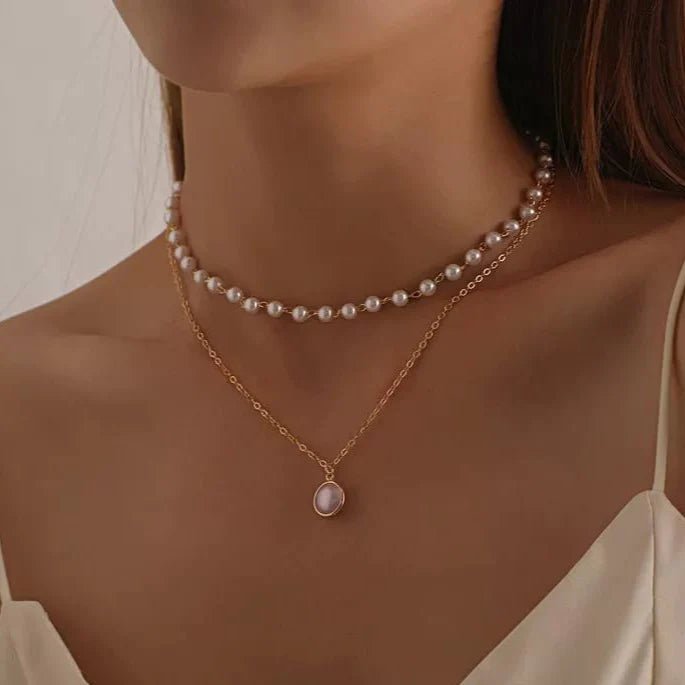 2 layer pearl chain Clearance