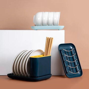 Double shaded spoon plates & bowl holder - All-In-One Store