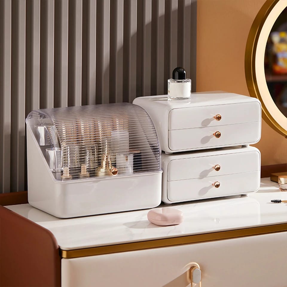Dresser Cosmetic Organizer With Draw - All-In-One Store