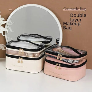 Dual Compartment cosmetic bag - All-In-One Store
