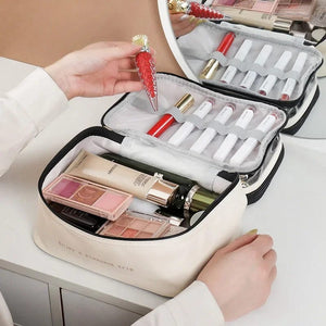 Dual Compartment cosmetic bag - All-In-One Store