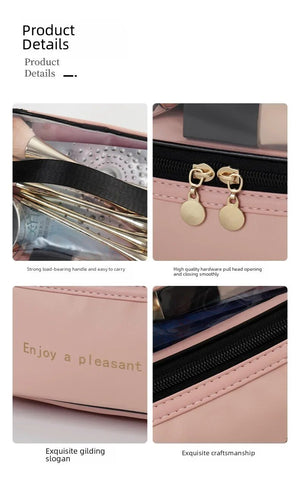 Dual Compartment cosmetic bag - All-In-One Store