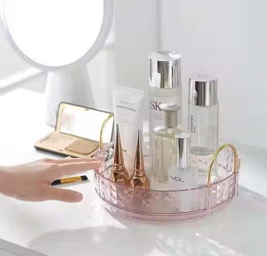 360° Multifunctional Rotating Storage Organizer with Side Handles