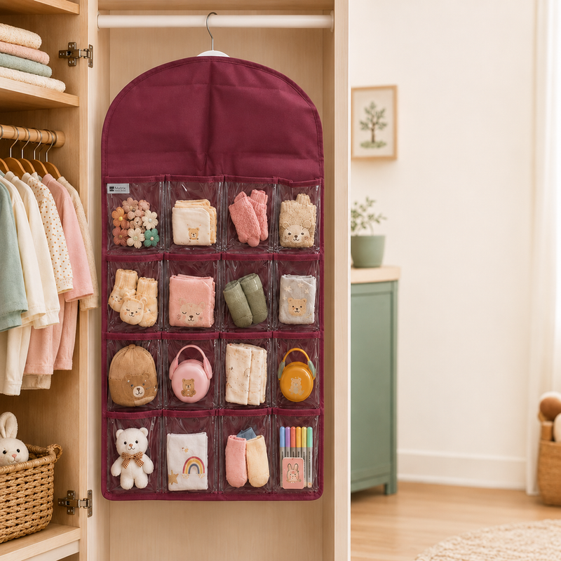 16-Pocket Clear-View Hanging Organizer by Matrix
