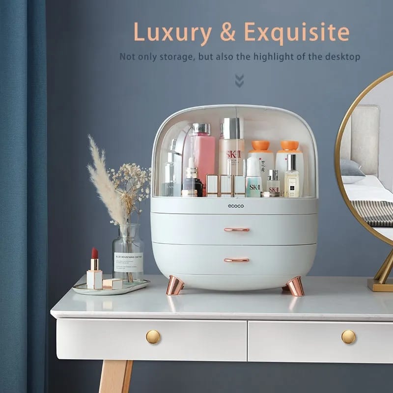 Ecoco Multi Compartments Cosmetic Organizer 2 - All-In-One Store