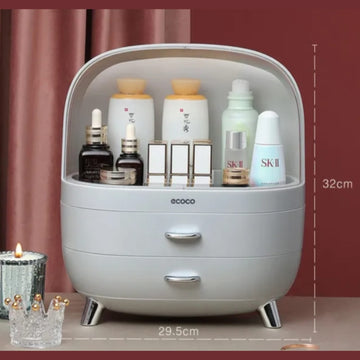 Ecoco Multi Compartments Cosmetic Organizer 2 - All-In-One Store