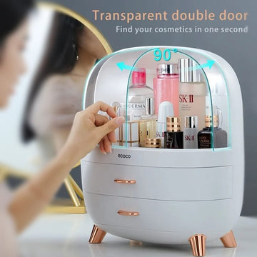Ecoco Multi Compartments Cosmetic Organizer 2 - All-In-One Store