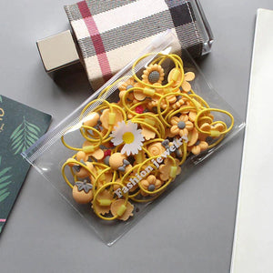 Elastic Nylon Hair Bands (Pack Of 20) - All-In-One Store