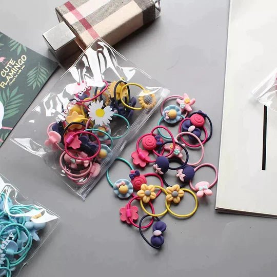 Elastic Nylon Hair Bands (Pack Of 20) - All-In-One Store