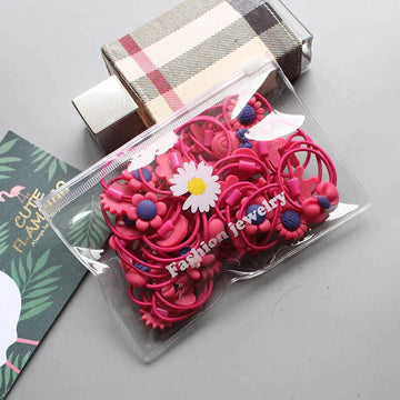 Elastic Nylon Hair Bands (Pack Of 20) - All-In-One Store