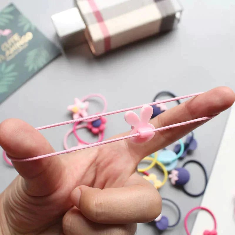 Elastic Nylon Hair Bands (Pack Of 20) - All-In-One Store