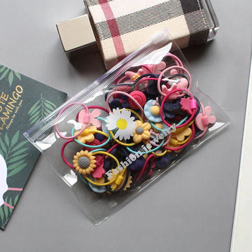 Elastic Nylon Hair Bands (Pack Of 20) - All-In-One Store