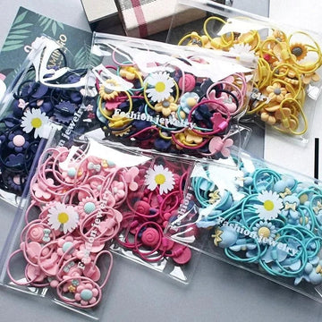 Elastic Nylon Hair Bands (Pack Of 20) - All-In-One Store