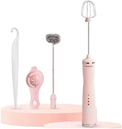 Electric Milk Frother Egg Beater Rechargeable - All-In-One Store