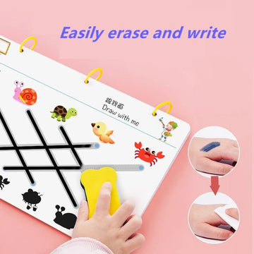 Erasable Tracing Book 64 pages - All-In-One Store