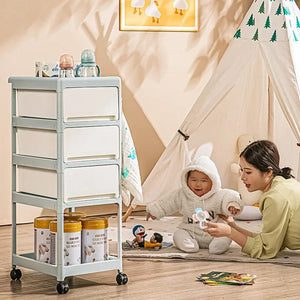 Essential Baby Supplies Trolley - 4 Layers - All-In-One Store