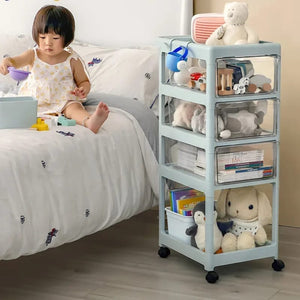 Essential Baby Supplies Trolley - 4 Layers - All-In-One Store