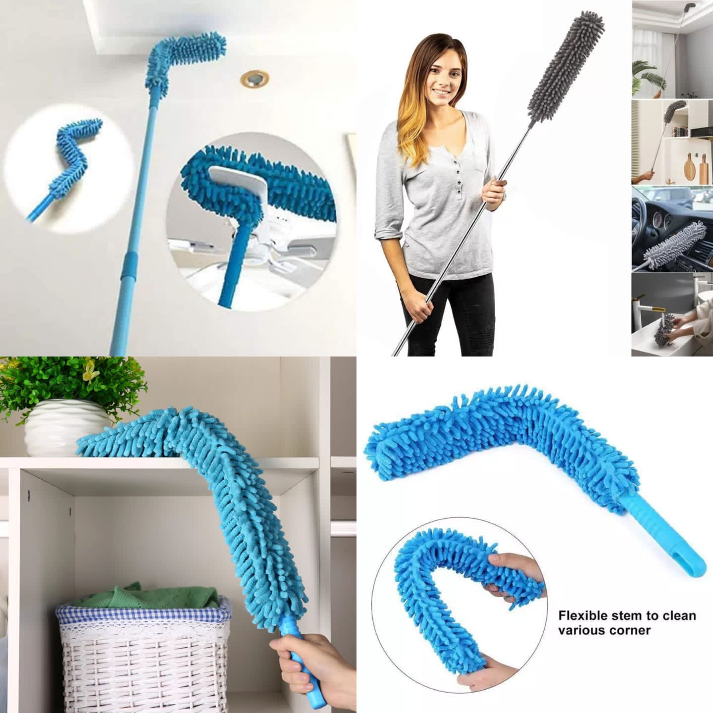 Flexible Telescopic Duster – All-In-One Store