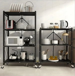 Foldable Kitchen Trolley - All-In-One Store