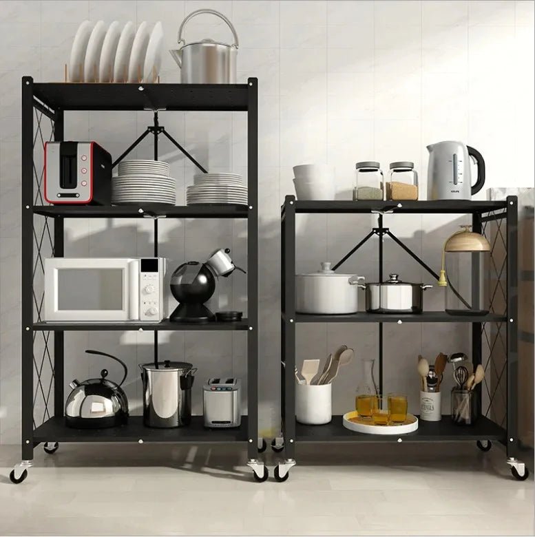Foldable Kitchen Trolley - All-In-One Store
