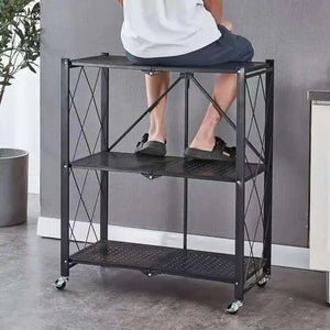 Foldable Kitchen Trolley - All-In-One Store