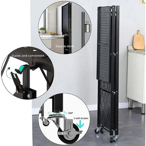 Foldable Kitchen Trolley - All-In-One Store