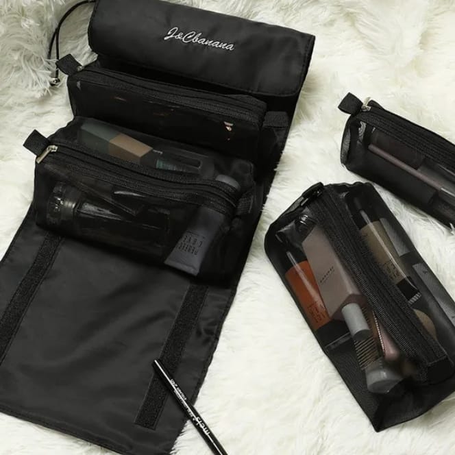 Foldable Makeup & Cosmetic Pouch - All-In-One Store